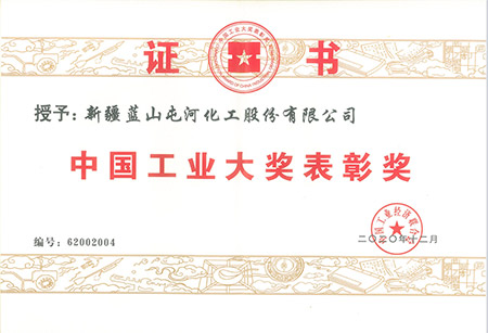 中國(guó)工業(yè)大獎(jiǎng)表彰獎(jiǎng)